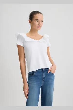 Liu Jo Liu Jo Cotton T-shirt With Ruches