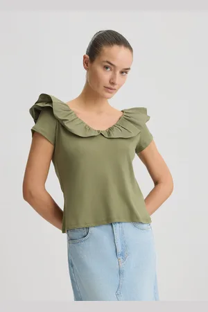 Liu Jo Liu Jo Cotton T-shirt With Ruches