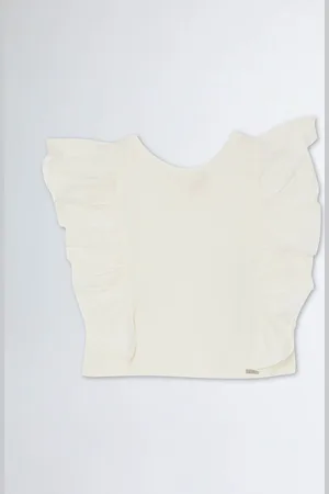 Liu Jo Liu Jo Poplin Top With Flounces