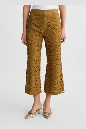 Liu Jo Liu Jo Cropped Trousers With Embroidery