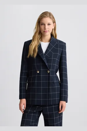 Liu Jo Liu Jo Double-breasted Check Blazer