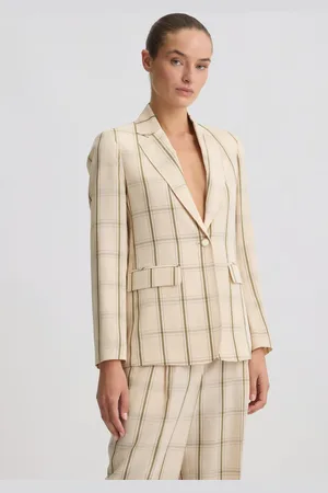 Liu Jo Liu Jo Linen Check Blazer