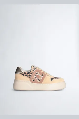 Liu Jo Liu Jo Animal-print Sneakers With Bold Logo