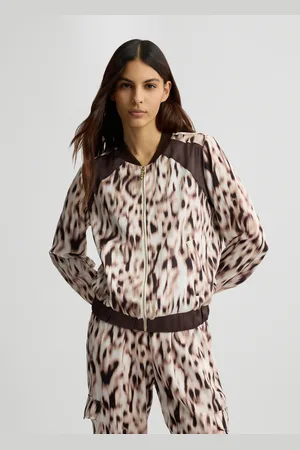 Liu Jo Liu Jo Printed Satin Bomber Jacket