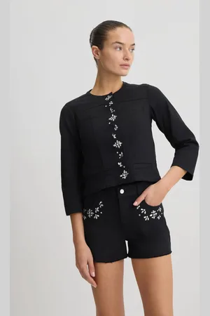 Liu Jo Liu Jo Black Jacket With Rhinestones