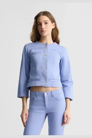 Liu Jo Liu Jo Lilac Jacket With Rhinestones
