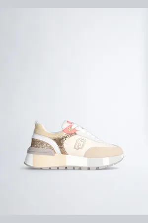 Liu Jo Liu Jo Platform Sneakers With Glitter And Sequins