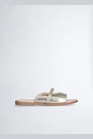 Liu Jo Liu Jo Metallic-effect Flat Sandals