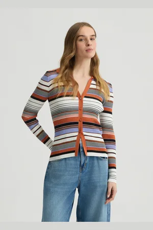 Liu Jo Liu Jo Striped Knit Cardigan