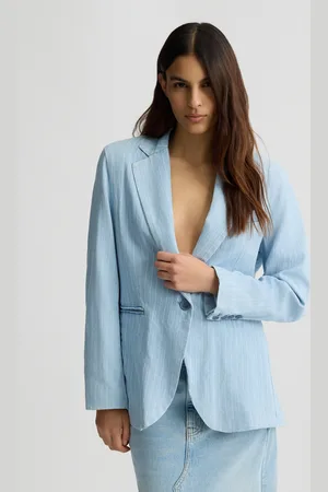 Liu Jo Liu Jo Pinstripe Denim Blazer