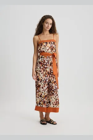 Liu Jo Liu Jo Printed Satin Jumpsuit