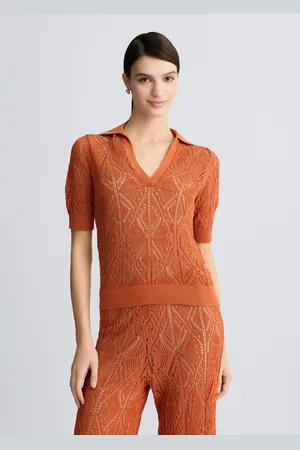 Liu Jo Liu Jo Cotton-blend Crochet Jumper