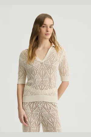 Liu Jo Liu Jo Cotton-blend Crochet Jumper
