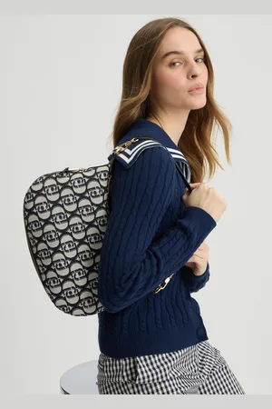 Liu Jo Liu Jo Jacquard Shoulder Bag With Logo