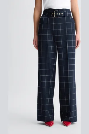 Liu Jo Liu Jo High-rise Check Trousers