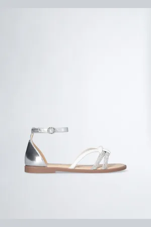 Liu Jo Liu Jo Flat Sandals With Rhinestones