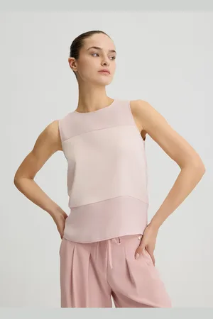 Liu Jo Liu Jo Georgette And Satin Top