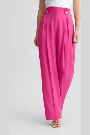 Liu Jo Liu Jo Fuchsia High-rise Trousers