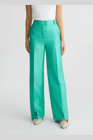 Liu Jo Liu Jo Long Green Shantung Trousers