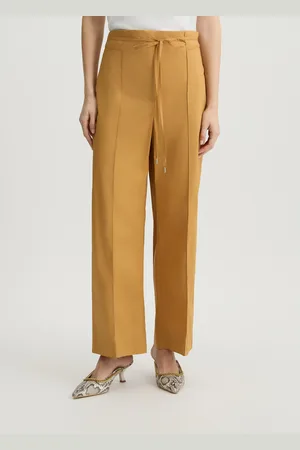 Liu Jo Liu Jo Mustard Yellow Trousers With Belt
