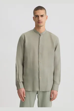 Liu Jo Liu Jo 100% Linen Mandarin-collar Shirt