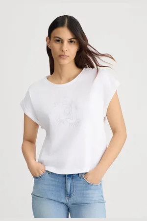 Liu Jo Liu Jo T-shirt With Logo And Gemstones