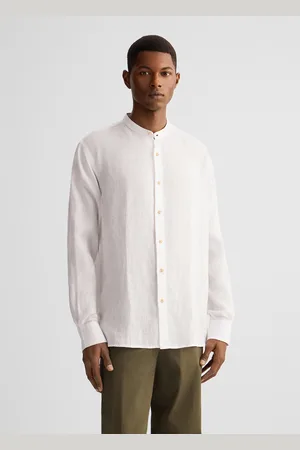 Liu Jo Liu Jo 100% Linen Mandarin-collar Shirt