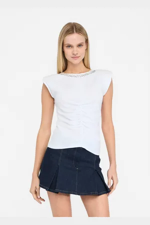 Liu Jo Liu Jo Cotton Top With Rhinestones