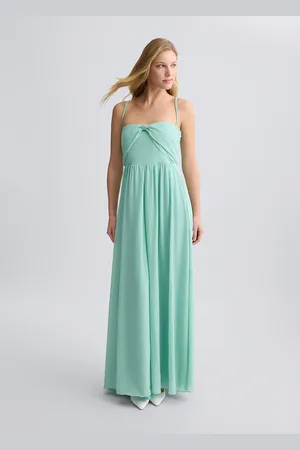 Liu Jo Liu Jo Long Elegant Aqua Green Dress