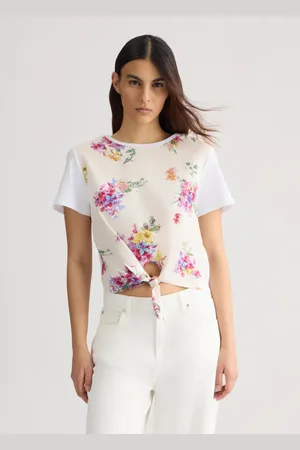 Liu Jo Liu Jo T-shirt With Print And Knot Detail