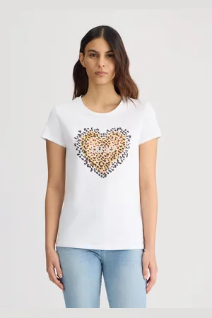 Liu Jo Liu Jo T-shirt With Animal-print Heart