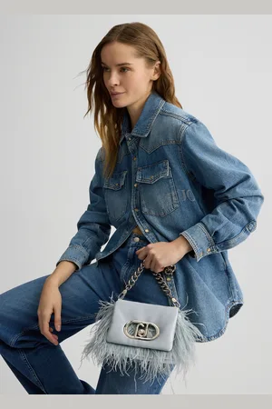 Liu Jo Liu Jo Small Lapuffy Bag With Feathered Detailing