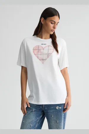 Liu Jo Liu Jo T-shirt With Heart And Gemstones