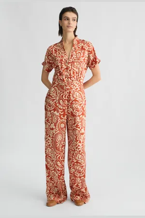Liu Jo Liu Jo Printed Twill Jumpsuit