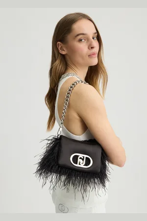 Liu Jo Liu Jo Small Lapuffy Bag With Feathered Detailing