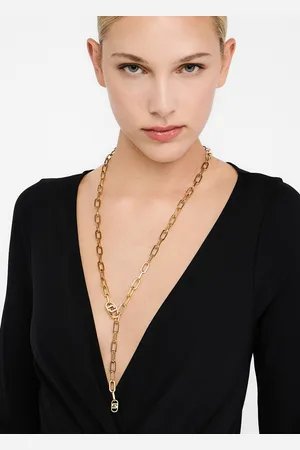 Liu Jo Liu Jo Monogram Necklace With Diamantés