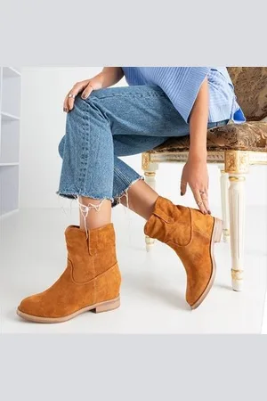 Madeline Fashion Botki Karmelowe A