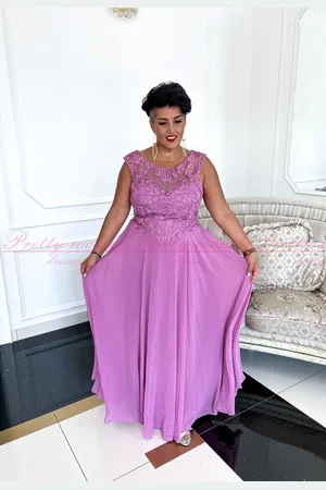 Madeline Fashion Sukienka Malibu Maxi Wrzosowa