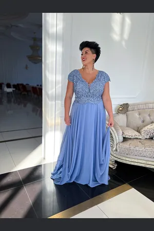 Madeline Fashion Sukienka Dagna Maxi Jeans
