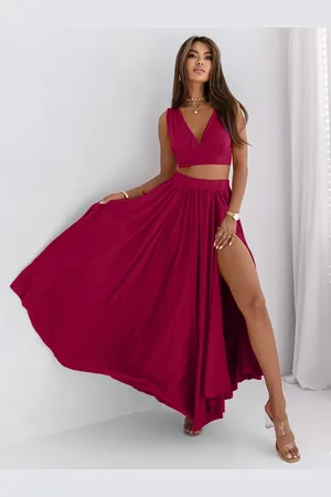 Magmac Komplet crop top i maxi spódnica DUO