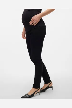 Mama;licious Krój Skinny Bardzo Wysoka Talia Jegginsy