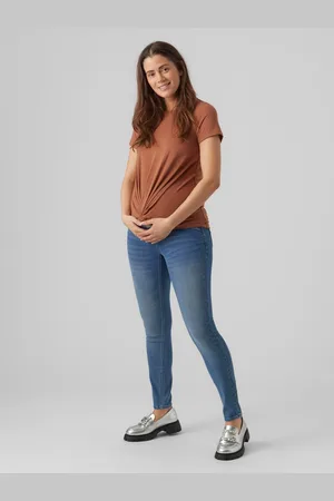 Mama;licious Krój Skinny Bardzo Wysoka Talia Jegginsy