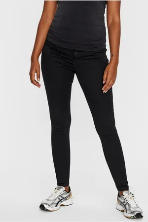 Mama;licious Krój Skinny Wysoka Talia Jeans