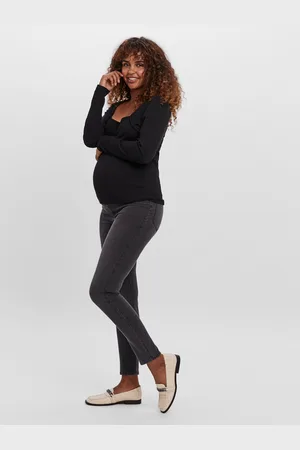 Mama;licious Krój Skinny Bardzo Wysoka Talia Jegginsy