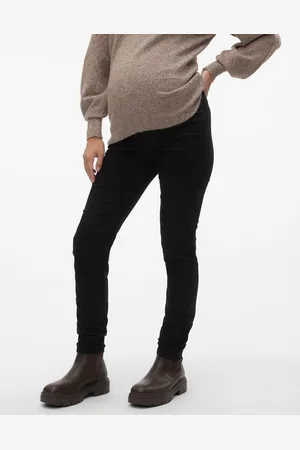 Mama;licious Krój Slim Wysoka Talia Jegginsy
