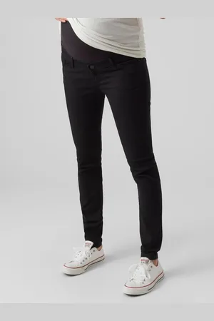 Mama;licious Krój Skinny Bardzo Wysoka Talia Jeans