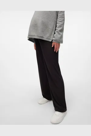 Mama;licious Krój Wide Leg Spodnie