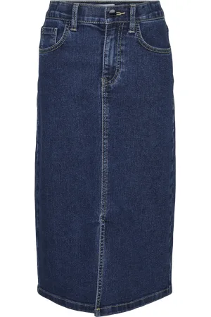 VERO MODA Vmheather Wysoka Talia Długa Spódnica