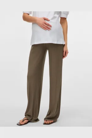 Mama;licious Krój Wide Leg Spodnie