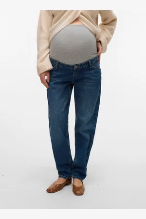 Mama;licious Krój Regularny Średnia Talia Jeans